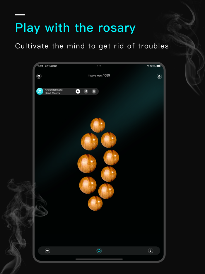 Zen Mind-Wooden fish beads