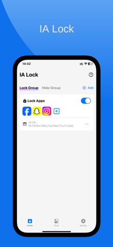 App Lock for iPhone - IA Lock Screenshot 1 of 5