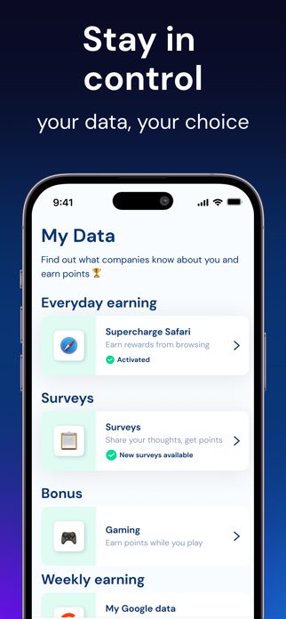 Gener8: Earn From Your Data Screenshot 8 of 9