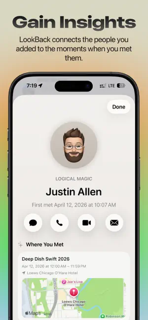 LookBack: Contacts History screenshot 2