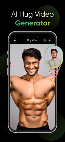 AI Hug Video Maker - HugMe iPhone screenshot