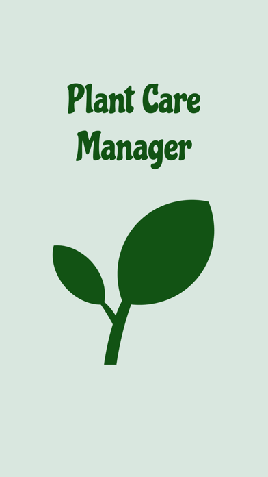Plant Care Manager Screenshot