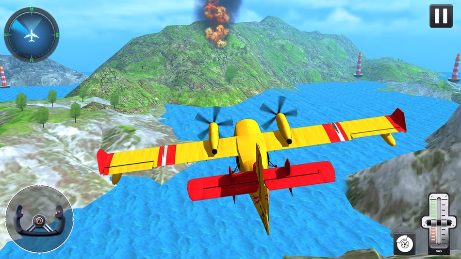 #3. Flight Sim 3D: Airplane Games (iOS) Podle: Muarij Mahmood Ramay