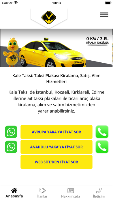 Kale Taksi Screenshot