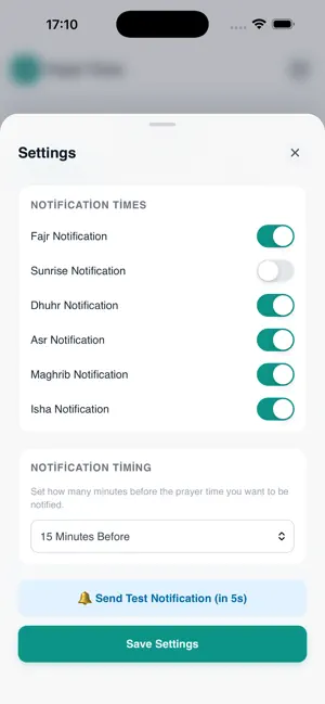 Prayer Times Geographical screenshot 2