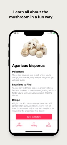 Mushroom Identifier: Guidebook Screenshot 6 of 7