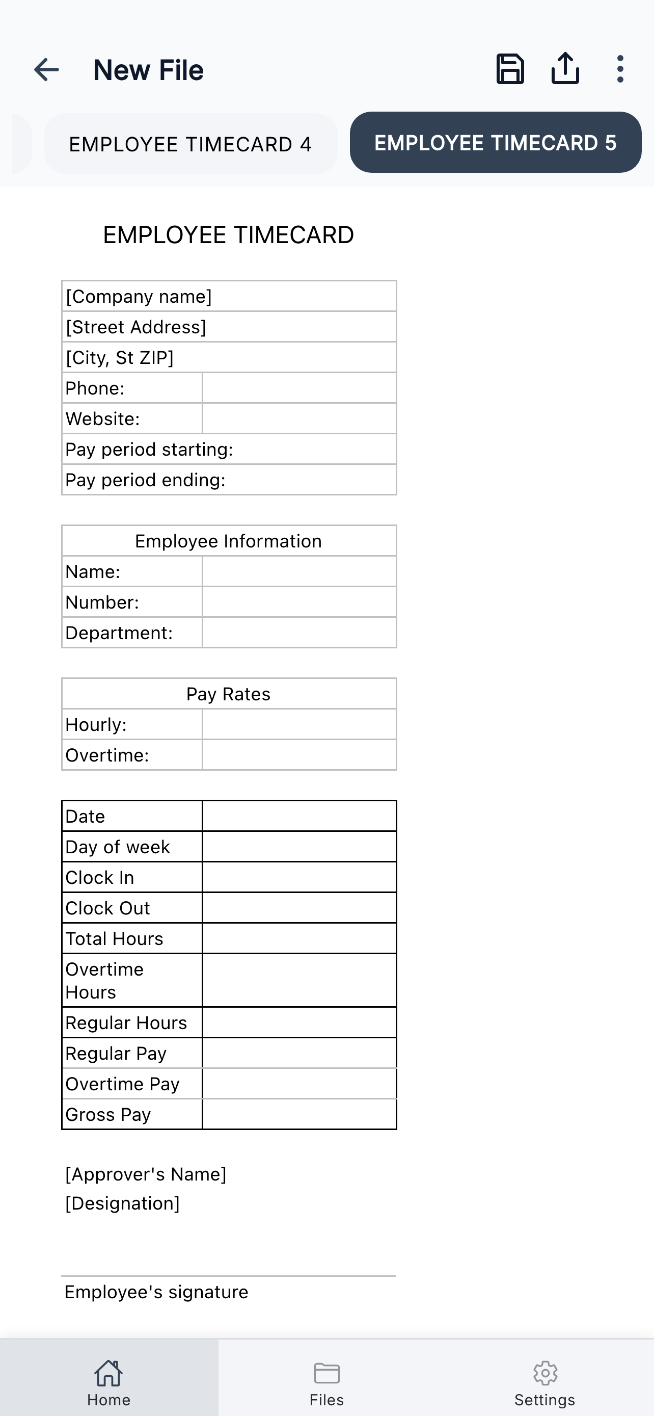 Employee Timesheet screenshot 6