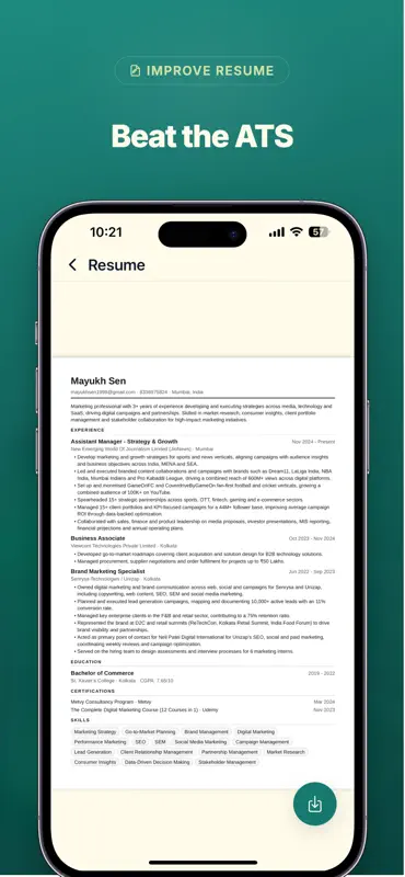 huntt – AI Job Search screenshot 3 of 4