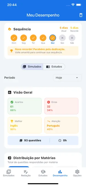 Simulados ENEM screenshot 4