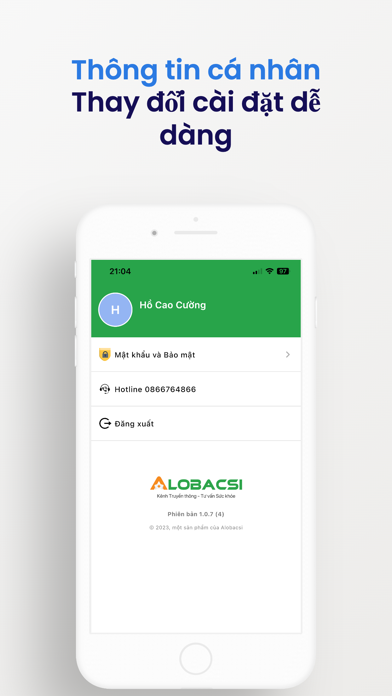 ALOBACSI.VN For Doctors Screenshot