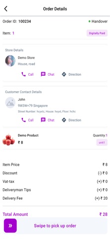 Delivery Man App Screenshot 2 of 4