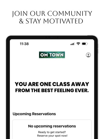 OM TOWN Calistoga iPad screenshot