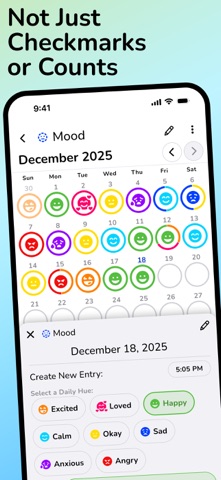 Habit Hues: Habit Tracker iPhone screenshot