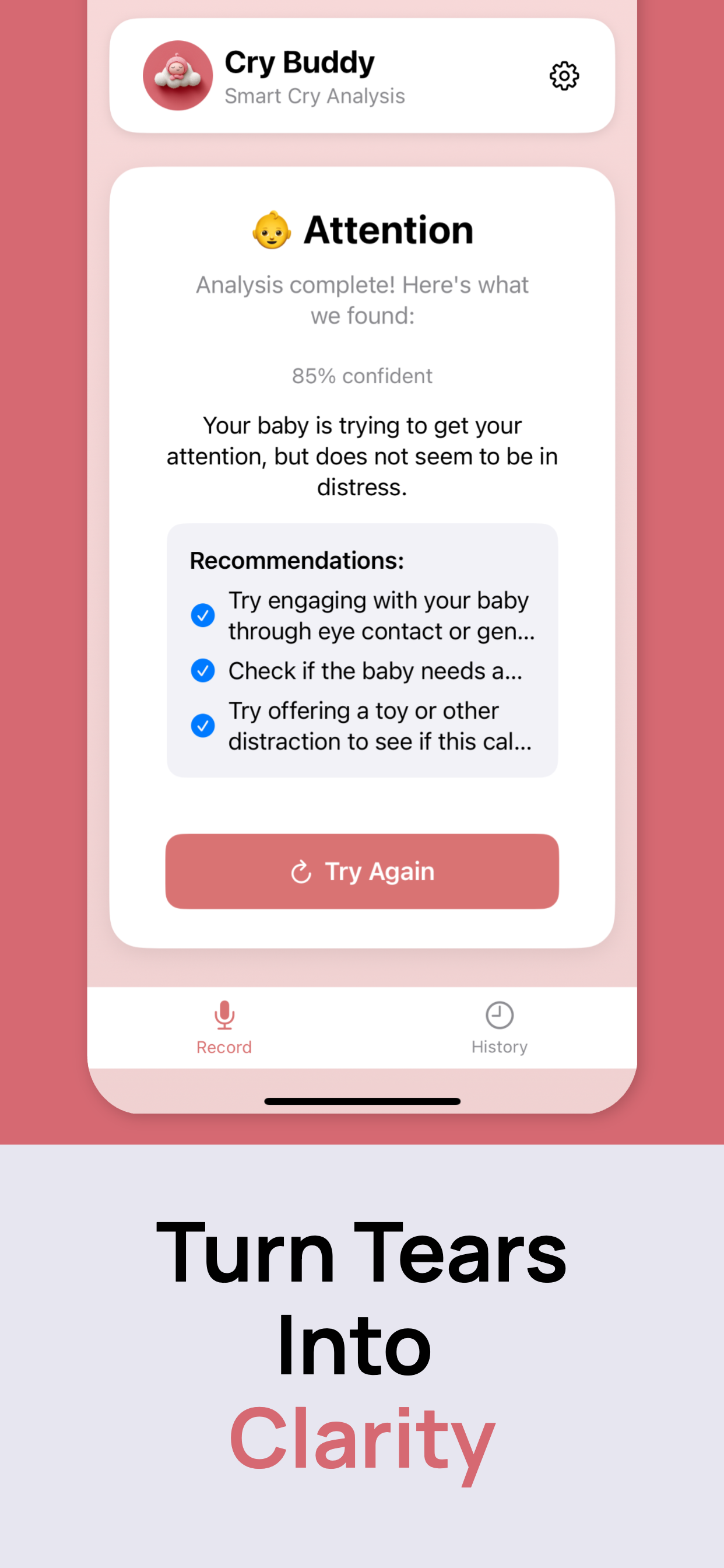 CryBuddy: Baby Cry Translator