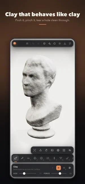 Clay Shaper: 3D Sculpting screenshot 1