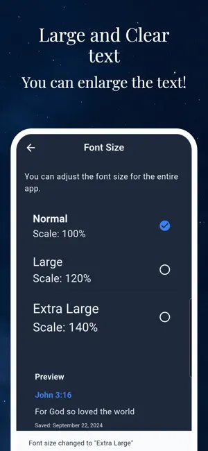 Mobible - Large, Easy Bible screenshot 3