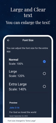 Mobible - Large, Easy Bible screenshot