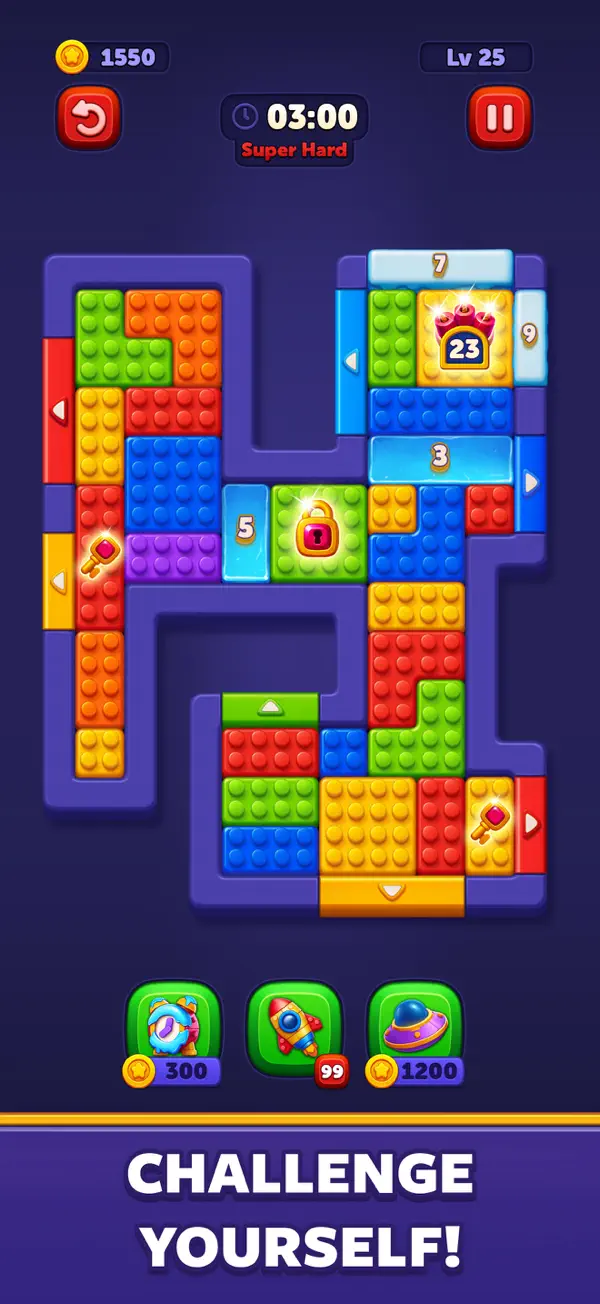 Block Out! - Color Sort Puzzle iPhone Spiel Screenshot 2 – Spiele