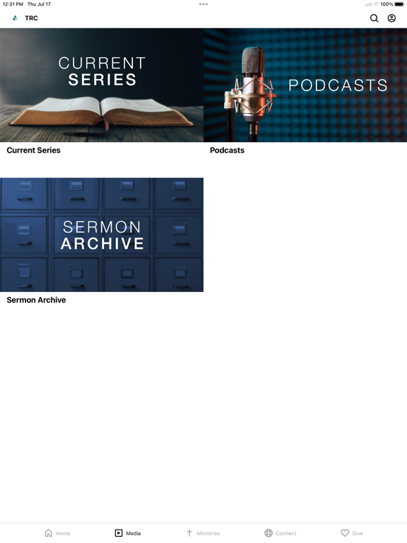 The Rock Church Maine iPad screenshot 2 - Education app