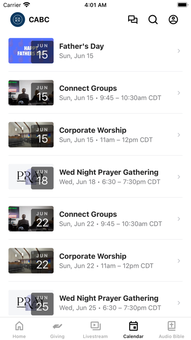 App screenshot