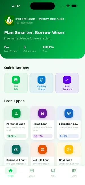 Instant Loan - Money App Calc screenshot 1