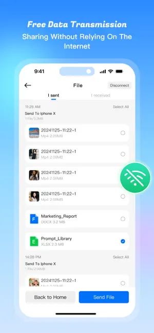 Share File：Smart Transfer Data iPhone screenshot 3