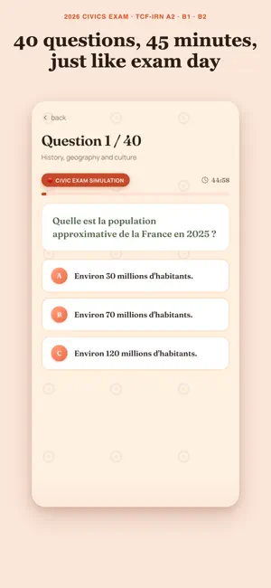 Civique & TCF: Naturalisation screenshot 4