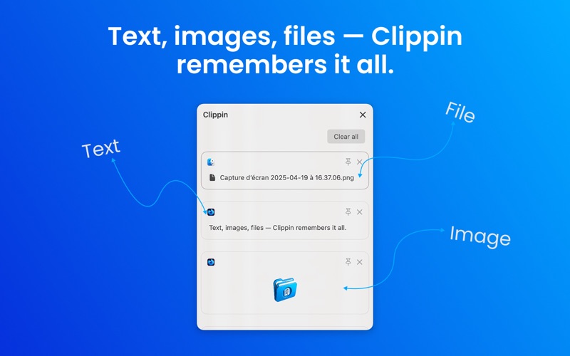 Clippin – Clip. Click. Done. screenshot
