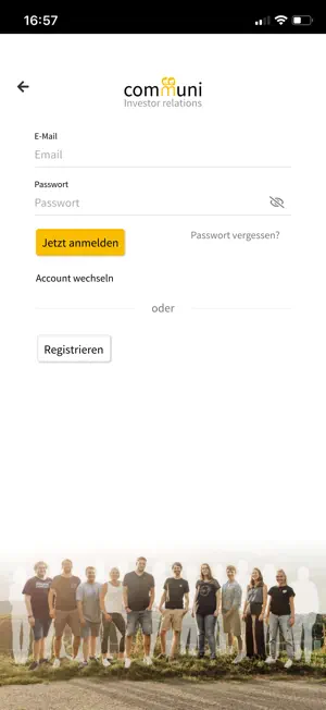 Communi Investor Relations screenshot 2