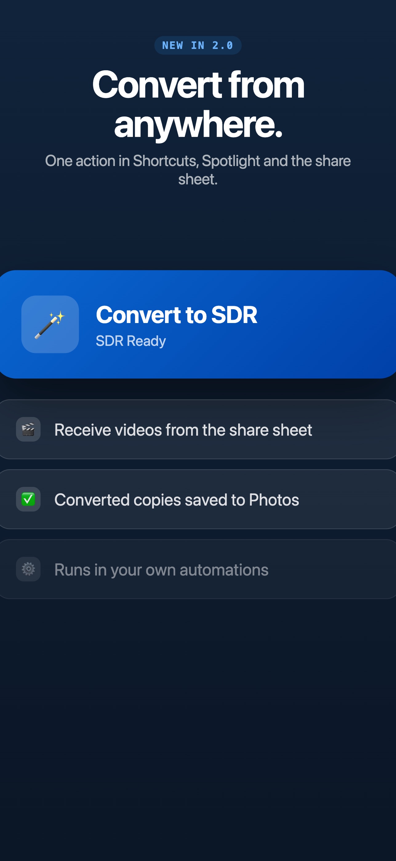 Screenshot 5 of SDR Ready: HDR Video Converter