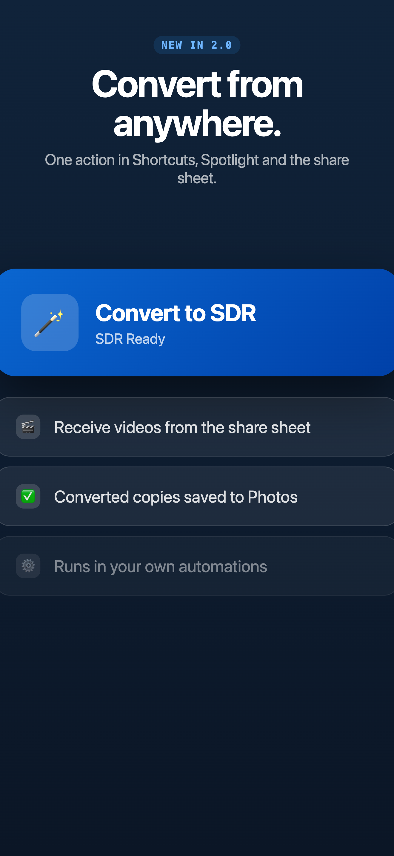 SDR Ready: HDR Video Converter screenshot 5