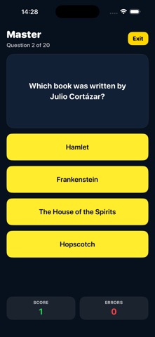 Quizbit Trivia iPhone screenshot