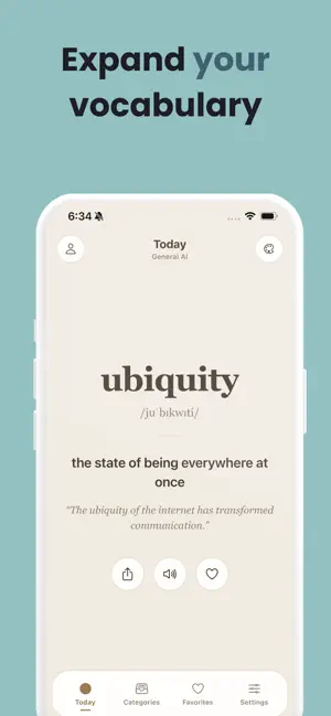 Word of the Day・Vocabulary Pro screenshot 1