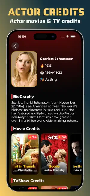 Movie Boxes: Movie & TV Shows iPhone screenshot 3
