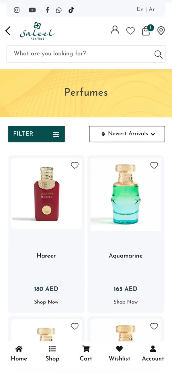 Screenshot #2 pour Saleel Parfums