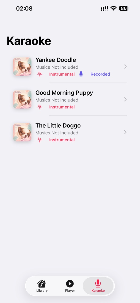 iPhone screenshot