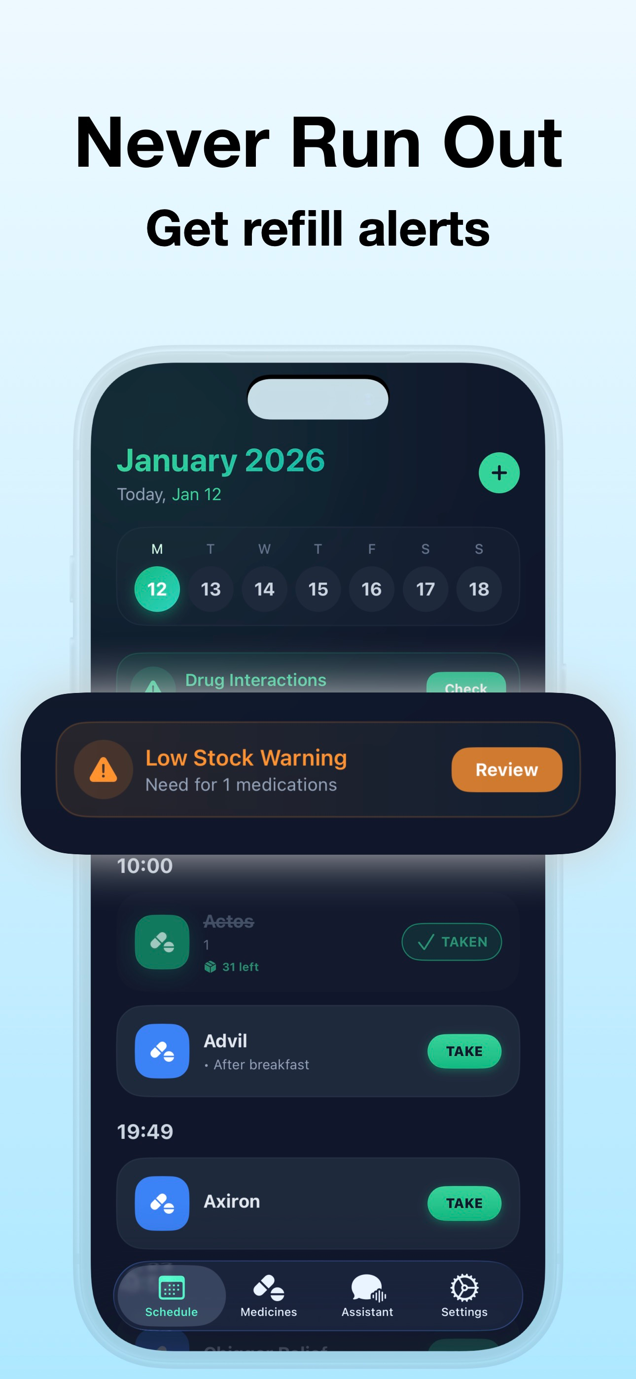 Private Pill Reminder DoseMed screenshot 3