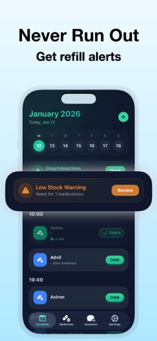 Private Pill Reminder DoseMed screenshot