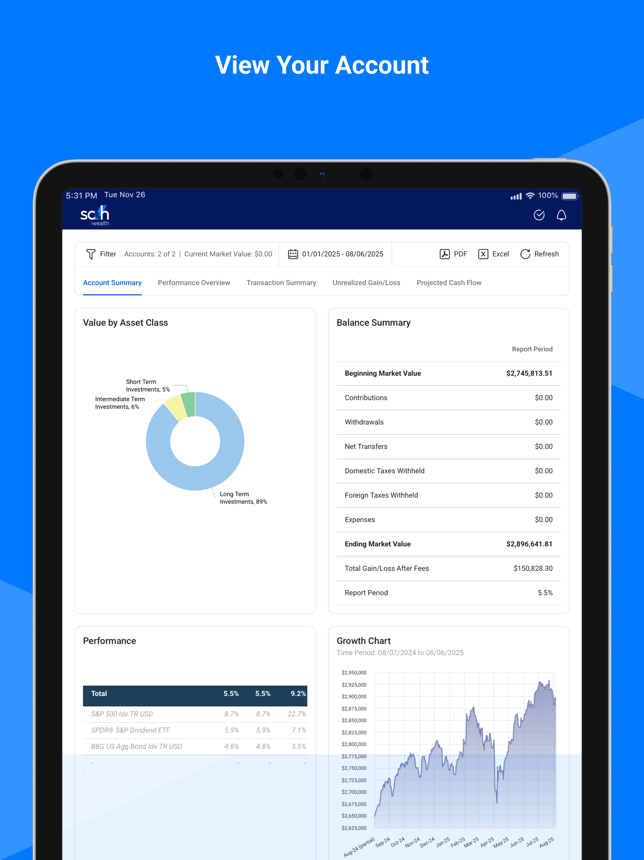 SC&H Wealth screenshot 7