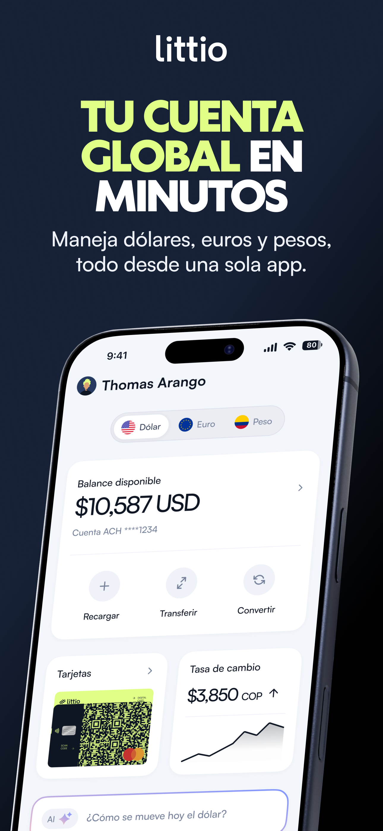 Littio: Tu Cuenta en Dólares