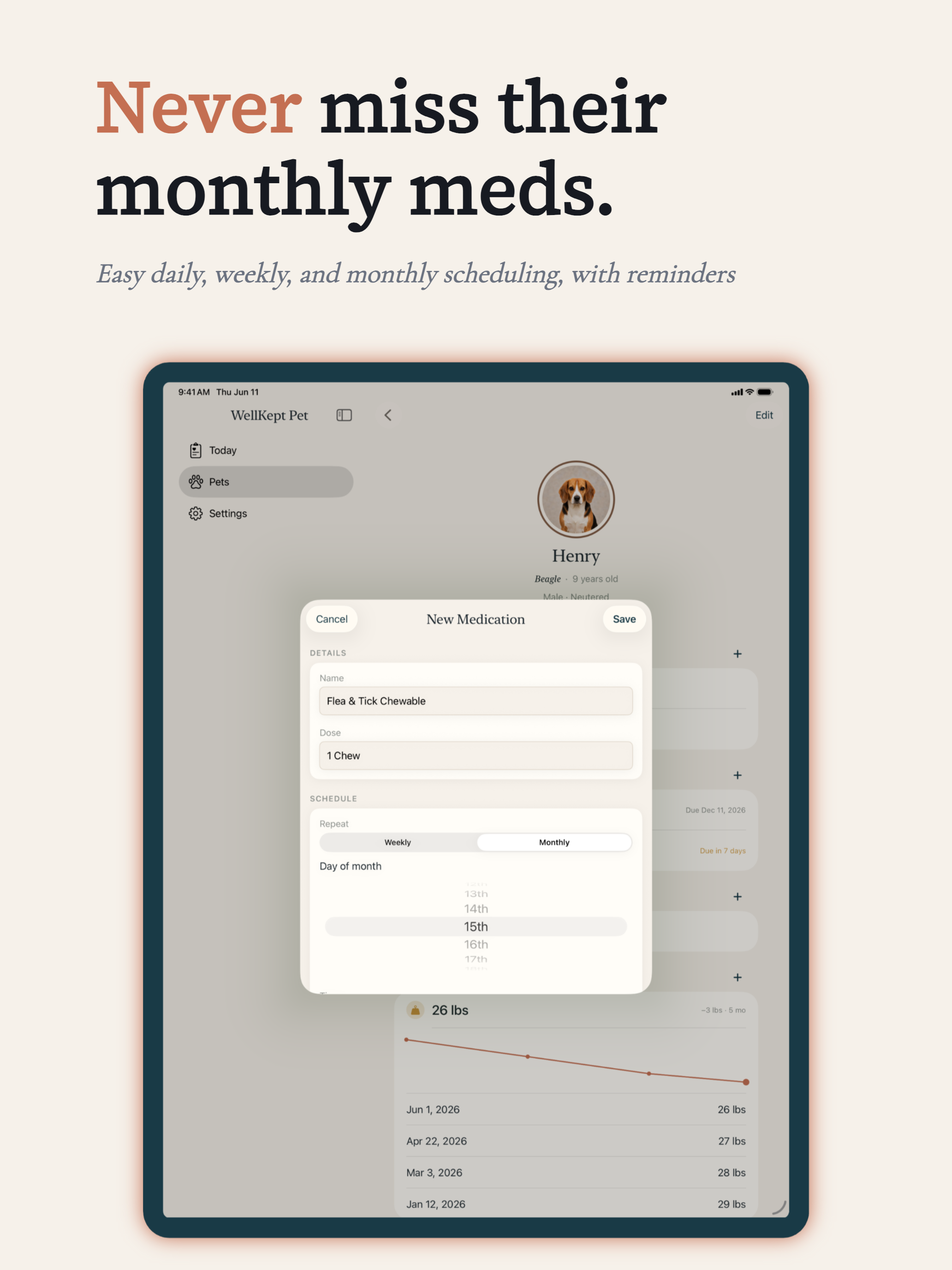 WellKept Pet - Dog & Cat Care screenshot 6