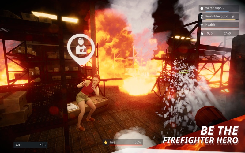 Firefighter Simulator: 911 Car Screenshot
