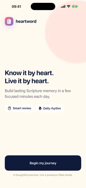 Heartword: Scripture Memory screenshot 1