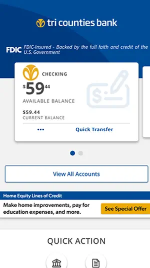 Tri Counties Mobile Banking screenshot 2