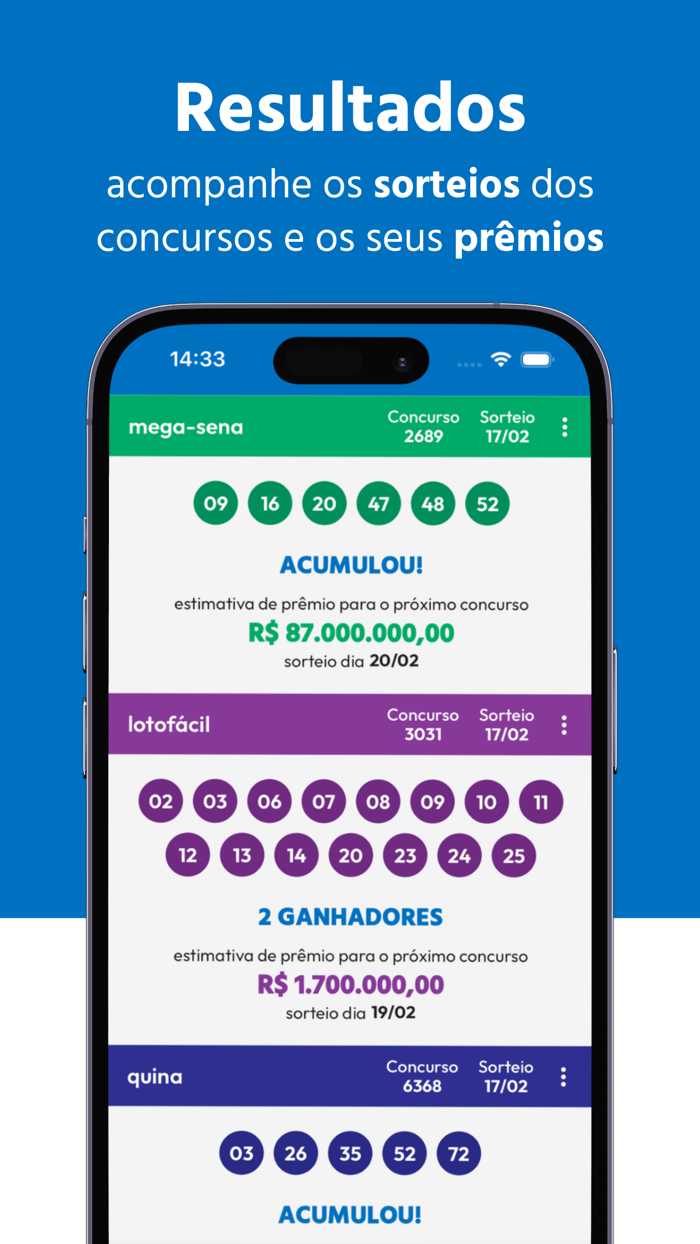 Loterias Resultados e Gerador