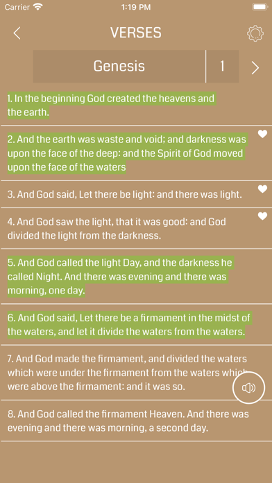 ASV Bible Audio Screenshot