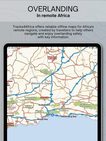 Tracks4Africa App iPad screenshot 3