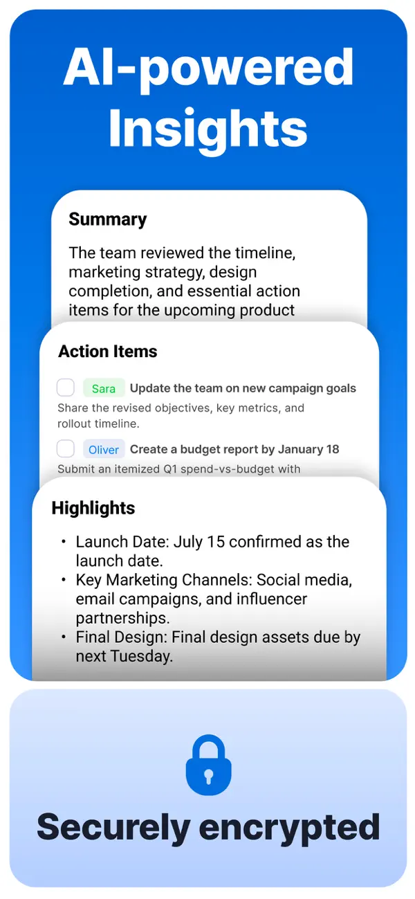 Summary - AI Note Taker screenshot 3
