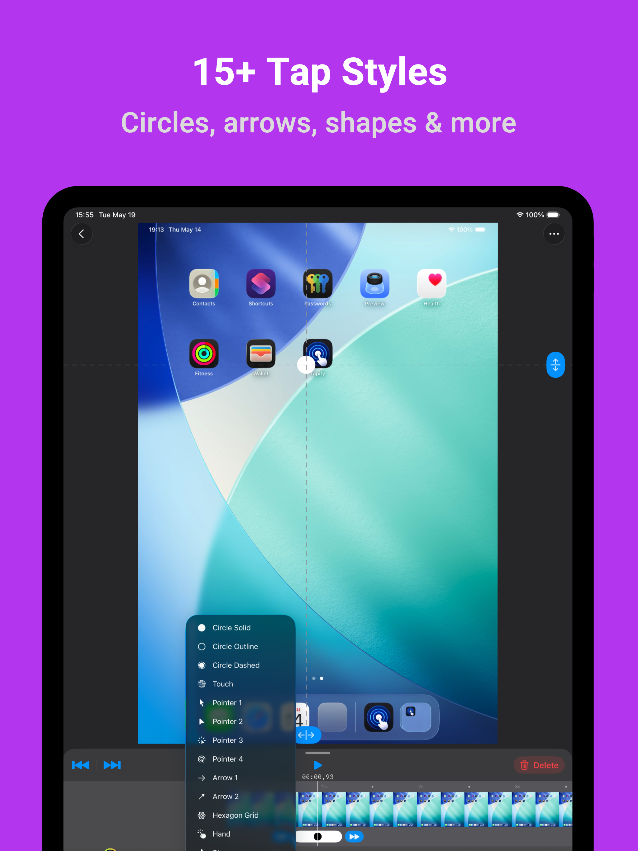 Tapify - Show Taps on Video