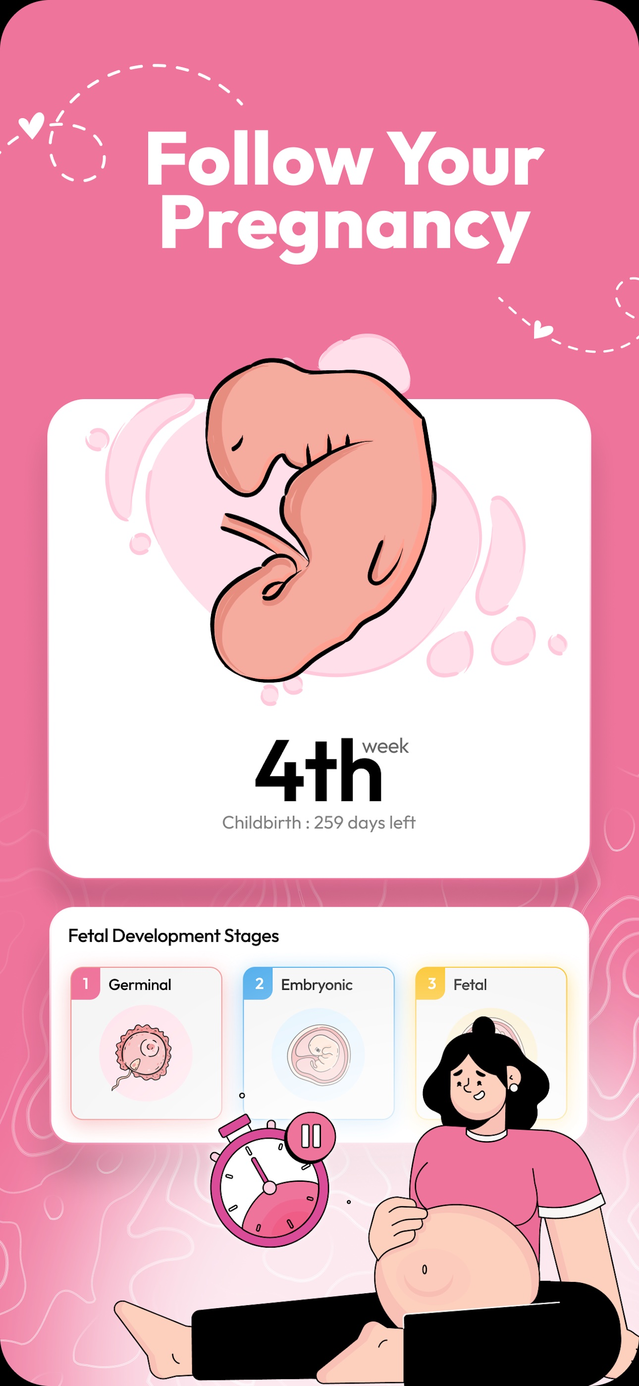 Track Her - Period & Pregnancy screenshot 3